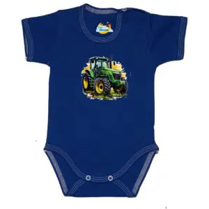 Body krótki rękaw Traktor John Deere granatowe