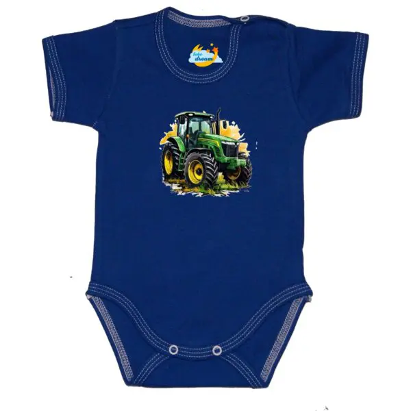 Body krótki rękaw Traktor John Deere granatowe