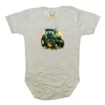 Body krótki rękaw Traktor John Deere szare