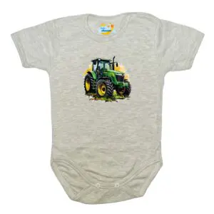 Body krótki rękaw Traktor John Deere szare