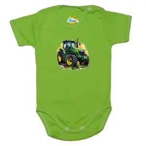 Body krótki rękaw Traktor John Deere zielone