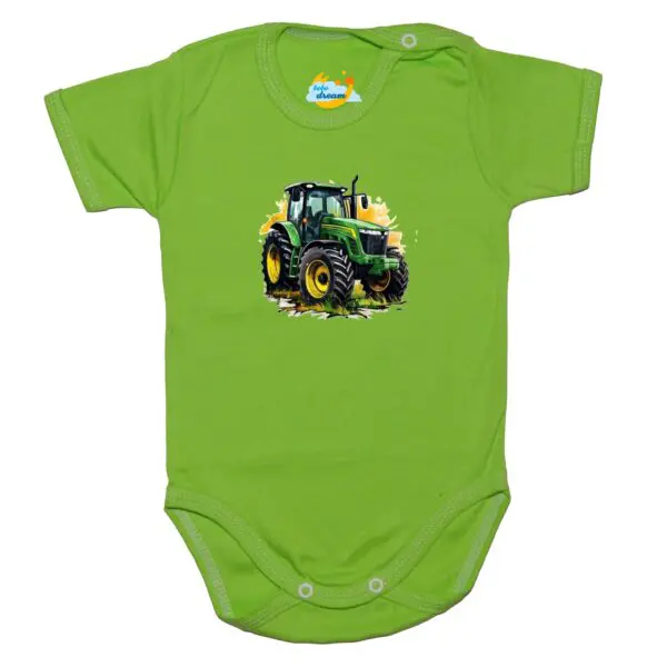 Body krótki rękaw Traktor John Deere zielone
