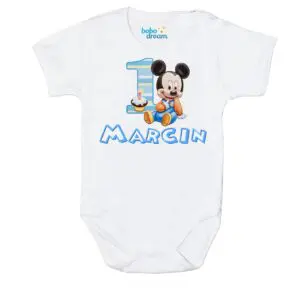 Body Moje Pierwsze urodziny Roczek myszka Miki