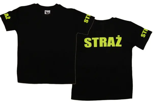 Koszulka męska STRAŻ czarna