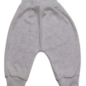 Spodnie bawełniane bezuciskowe Basic szare