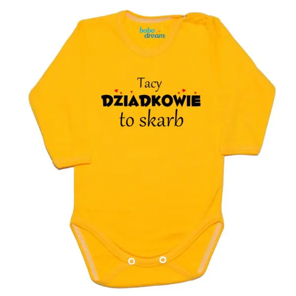 Body Tacy Dziadkowie to skarb żółte