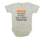 Body 50% mama 50% tata BABY szare