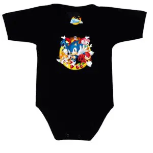 Body z postacią z bajki SONIC czarne