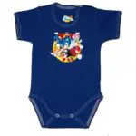 Body z postacią z bajki SONIC granatowe