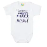 Body Zabawny Super Facet po prostu Boski białe