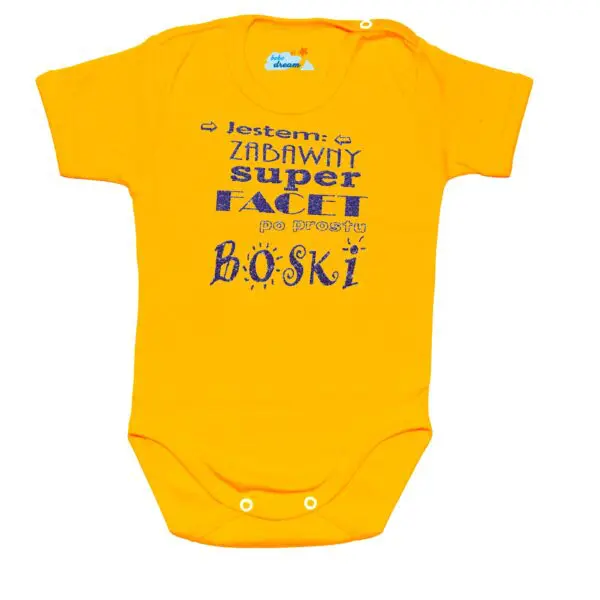 Body Zabawny Super Facet po prostu Boski żółte