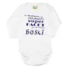 Body Zabawny Super Facet po prostu Boski białe