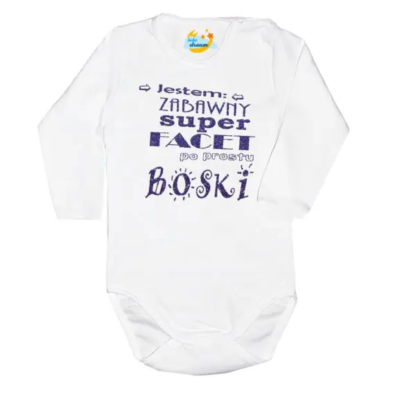 Body Zabawny Super Facet po prostu Boski białe