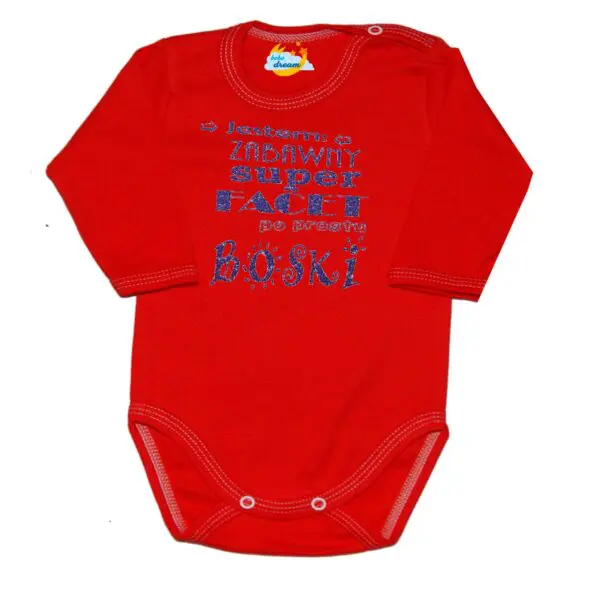 Body Zabawny Super Facet po prostu Boski czerwone