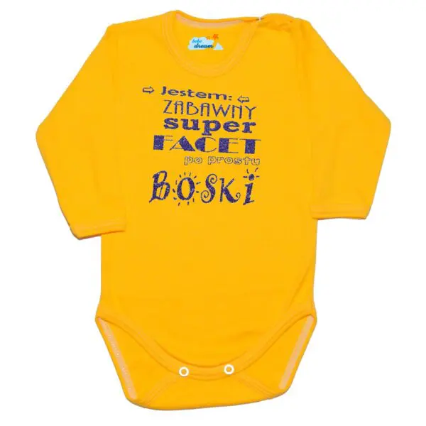 Body Zabawny Super Facet po prostu Boski żółte