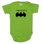 Body mój Tata jest super bohaterem BATMAN zielone