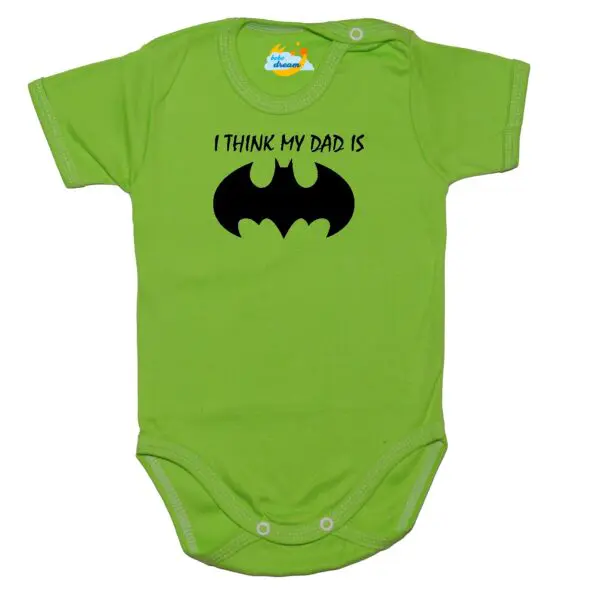 Body mój Tata jest super bohaterem BATMAN zielone