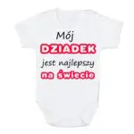 Body Najlepszy Dziadek na świecie białe