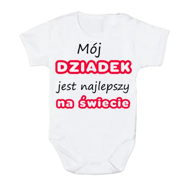 Body Najlepszy Dziadek na świecie białe