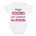 Body Najlepsza Babcia na świecie białe