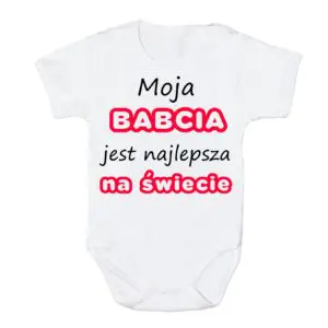 Body Najlepsza Babcia na świecie białe