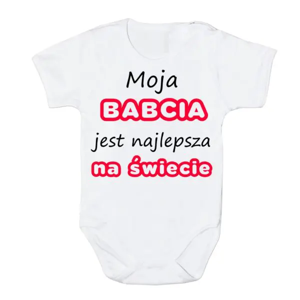 Body Najlepsza Babcia na świecie białe