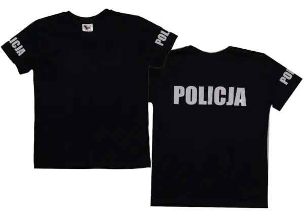 Koszulka męska POLICJA granat