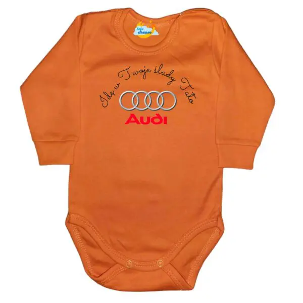 Body Będę jeździć AUDI jak Tata pomaranczowe