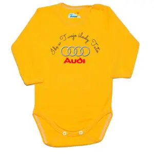 Body Będę jeździć AUDI jak Tata żółte