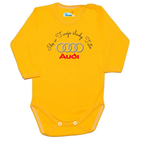 Body Będę jeździć AUDI jak Tata żółte