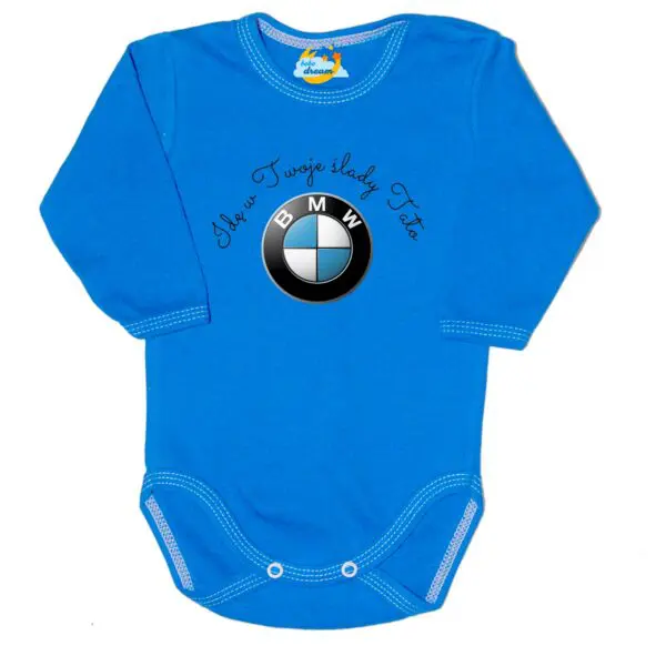 Body Będę jeździć BMW jak Tata niebieskie