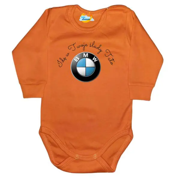 Body Będę jeździć BMW jak Tata pomarańczowe