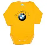 Body Będę jeździć BMW jak Tata żółte