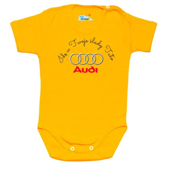 Body Będę jeździć AUDI jak Tata żółte