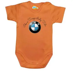 Body Będę jeździć BMW jak Tata pomaranczowe