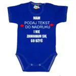Body niemowlęce Mam i nie zawaham się go użyć z imieniem