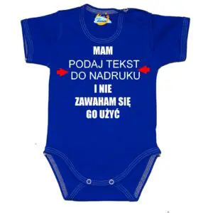 Body niemowlęce Mam i nie zawaham się go użyć z imieniem