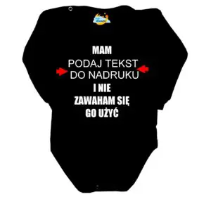 Body niemowlęce Mam i nie zawaham się go użyć z imieniem