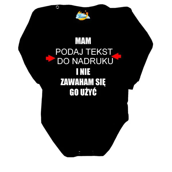Body niemowlęce Mam i nie zawaham się go użyć z imieniem