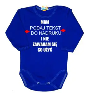 Body niemowlęce Mam i nie zawaham się go użyć z imieniem