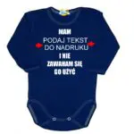 Body niemowlęce Mam i nie zawaham się go użyć z imieniem