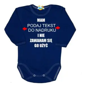Body niemowlęce Mam i nie zawaham się go użyć z imieniem