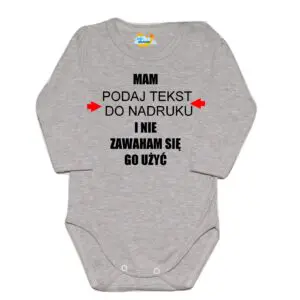 Body niemowlęce Mam i nie zawaham się go użyć z imieniem