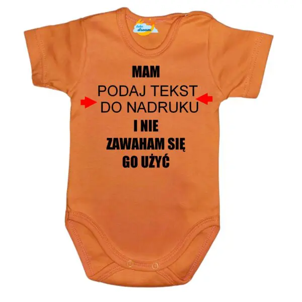 Body niemowlęce Mam i nie zawaham się go użyć z imieniem