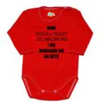 Body niemowlęce Mam i nie zawaham się go użyć z imieniem