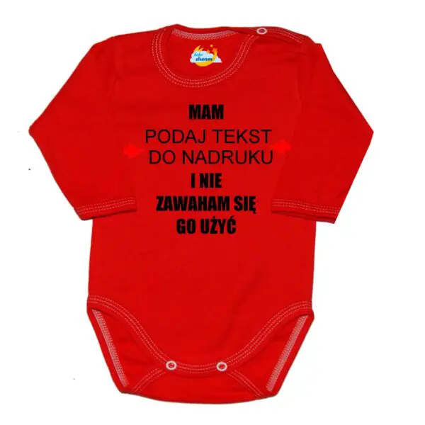 Body niemowlęce Mam i nie zawaham się go użyć z imieniem