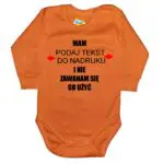 Body niemowlęce Mam i nie zawaham się go użyć z imieniem