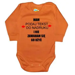 Body niemowlęce Mam i nie zawaham się go użyć z imieniem