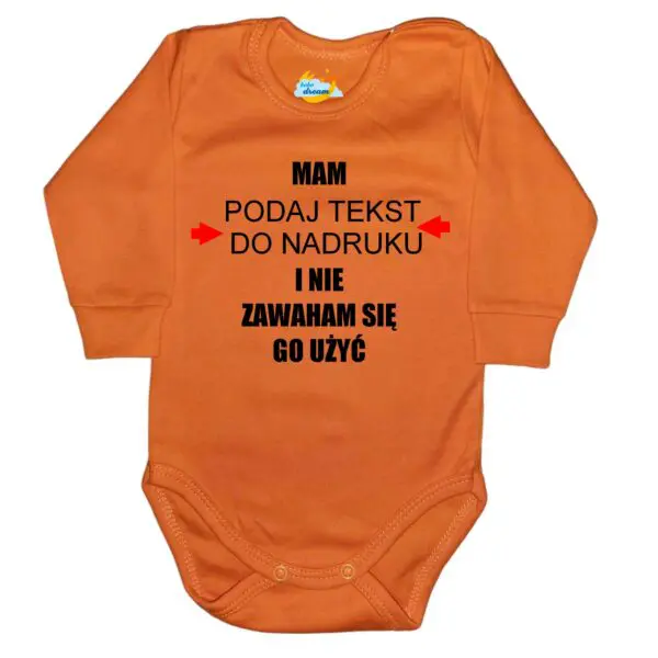Body niemowlęce Mam i nie zawaham się go użyć z imieniem