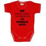 Body niemowlęce Mam i nie zawaham się go użyć z imieniem